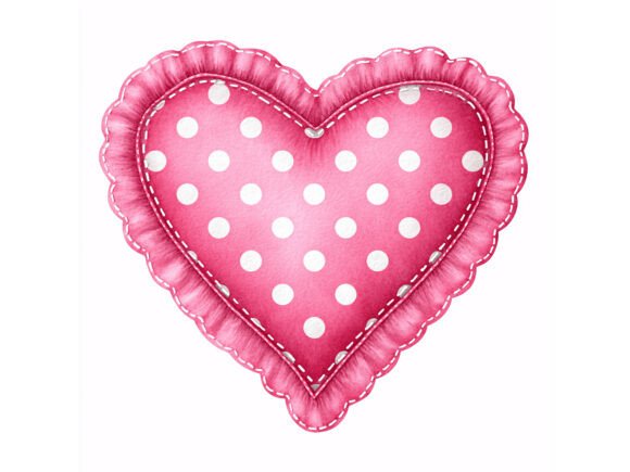 14 Pink Heart Valentine JPG Set: A Designer's Sweetheart