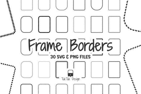 Decorative Rectangle Border Frame Set: A Toolkit for Polished Design