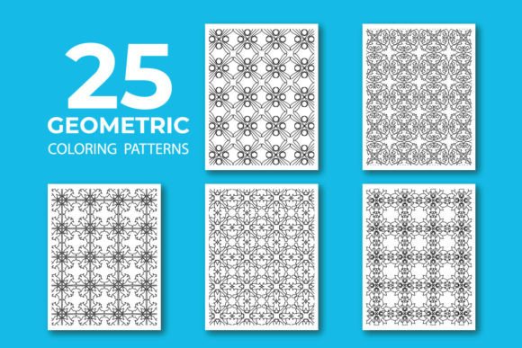 Decorative Shape Printable Pattern: Geometric Bundle