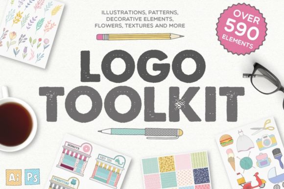 Logo Toolkit: Over 590 Elements for Your Brand
