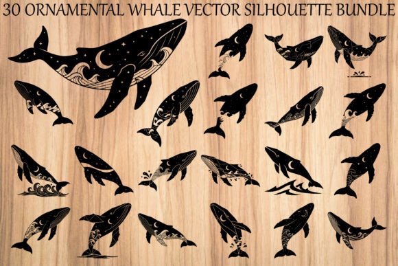 Ornamental Whale Silhouette Bundle: A Deep Dive into Creative Design