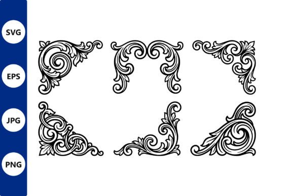 Ornate Frame Corners: Elevate Your Projects Instantly