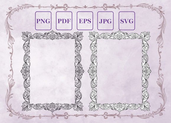 Timeless Elegance: Using Vector Vintage Frame Engraving