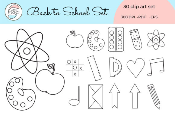 Unlocking Creativity with Back to School Doodles Sketch Clip Art