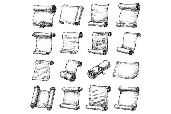 Unrolling the Past: The Power of the Vintage Papyrus Scroll Set