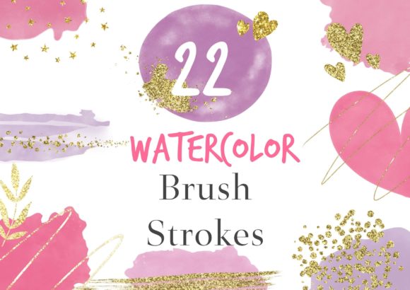 Valentines Watercolor Cliparts: A Designer's Guide to Pink & Purple Palettes