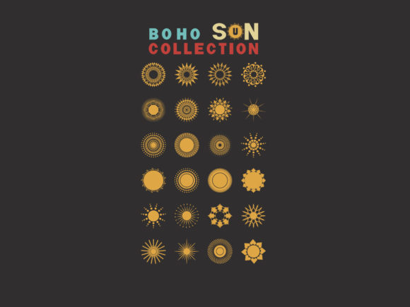 Warmth and Whimsy: Unlocking the Boho Sun Bundle SVG