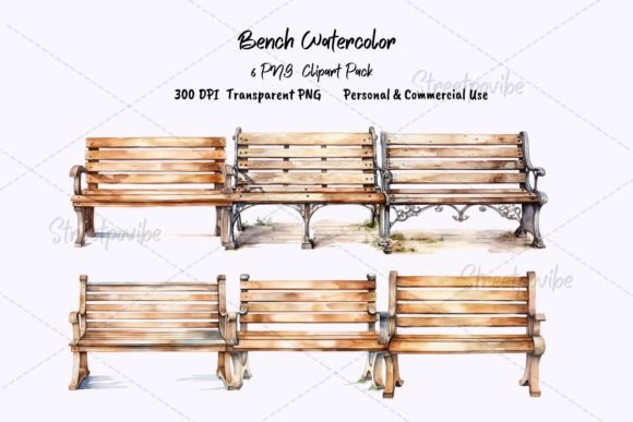Wooden Bench Watercolor Clipart: A Designer's Guide